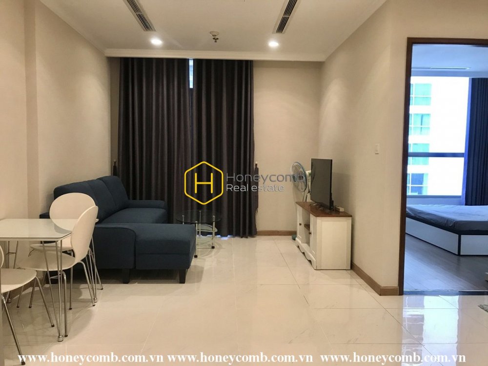 Ấn tượng với bố cục sáng màu trong căn hộ Vinhomes Central Park