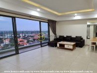 Căn hộ 3 phòng ngủ nhìn ra trung tâm có ban công cho thuê tại Masteri Thảo Điền