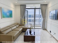 Căn hộ Vinhomes Central Park sang trọng với tông màu trắng quý phái