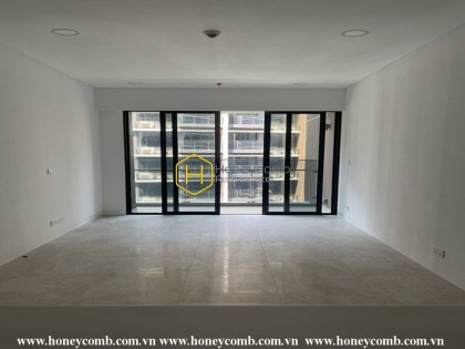 Unfurnished apartment with pure white layout will make you impressed in The River Thu Thiem
