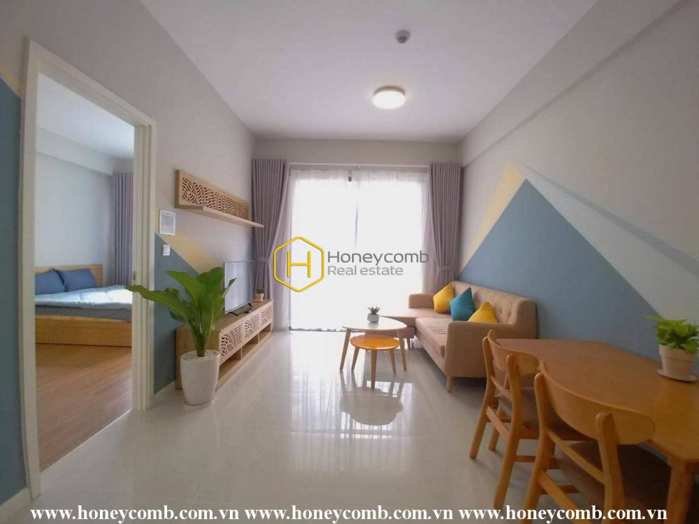 The unique location of this Masteri An Phu apartment owns a sweeping view of the city