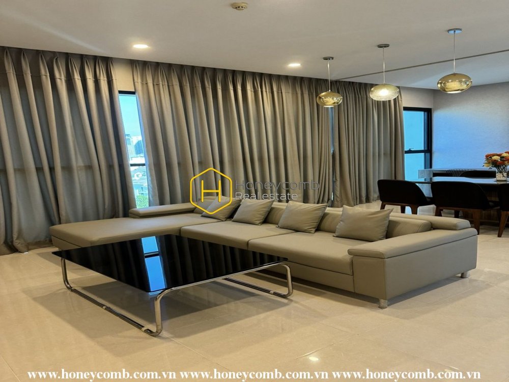 Căn hộ cho thuê ở The Ascent - sự kết hợp giữa các màu tương phản