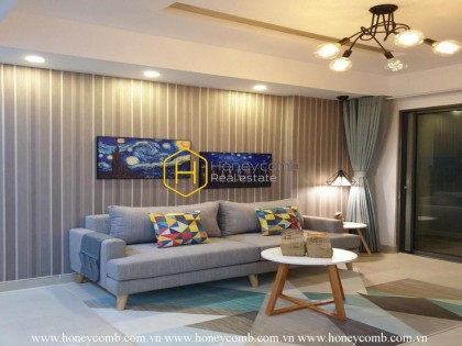 What a bright and impressive 2 bedroom-apartment at Masteri Thao Dien !