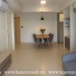 Căn hộ 2 phòng ngủ với nội thất đơn giản cho thuê tại Masteri Thao Dien