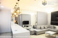 Nice designed apartment two bedroom with modern style in Masteri for rent