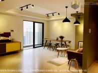 Great! Two bedrooms apartment with classic furniture in Masteri Thao Dien for rent