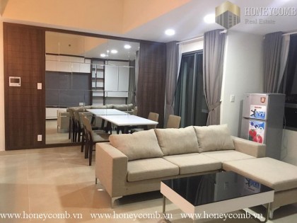 Căn hộ 2 phòng ngủ với nội thất mới cho thuê tại Masteri Thao Dien