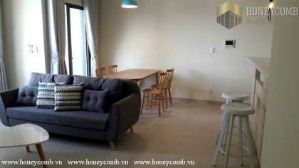 Pool view apartment with two bedrooms and low floor in Masteri Thao Dien for rent