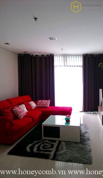 Fully furnished 2 bedrooms apartment with nice view in City Garden