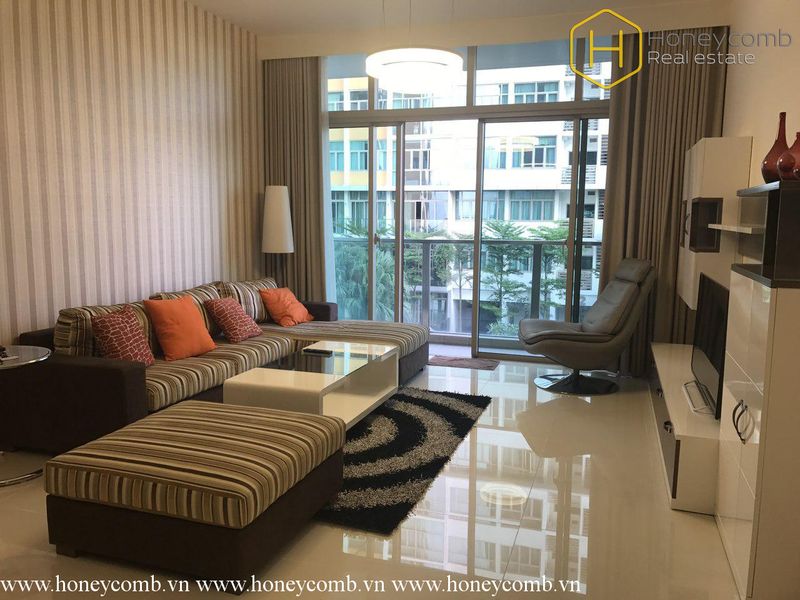 Trang trí hiện đại với căn hộ 3 phòng ngủ trong The Vista cho thuê