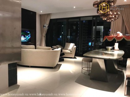 Luxury decoration 4 bedrooms apartment for rent in The Estella Heights