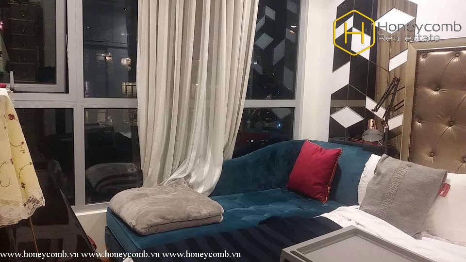 Nội thất hiện đại và đầy đủ với căn hộ 2 phòng ngủ tại Vinhomes Central Park cho thuê