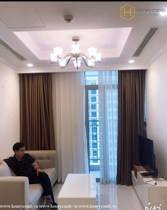 Phong cách đơn giản với căn hộ 1 phòng ngủ tại Vinhomes Central Park cho thuê