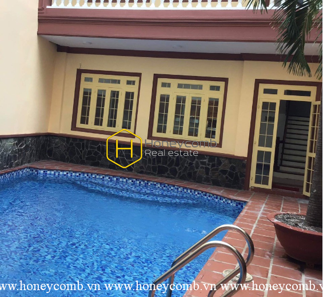 Classical Villa with wooden furniture located in perfectly heart of District 1