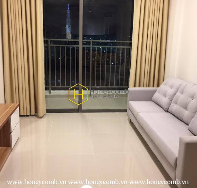 Căn hộ thiết kế đơn giản cho thuê tại The Sun Avenue