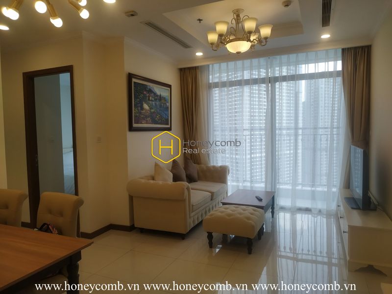 Cảm nhận sự tiện nghi ngay trong căn hộ đầy đủ nội thất cho thuê này tại Vinhomes Central Park