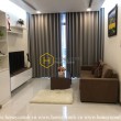 Simplified design apartment in Vinhomes Central Park for rent