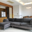Comtemporary design apartment with neutral color interiors for rent in Xi Riverview