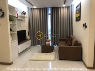 Simplified design apartment in Vinhomes Central Park for rent