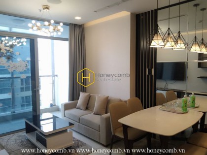 Simplified design apartment in Vinhomes Central Park for rent