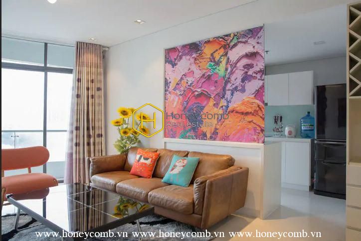 Căn hộ 2 phòng ngủ tuyệt vời với tầm nhìn đẹp trong City Garden cho thuê