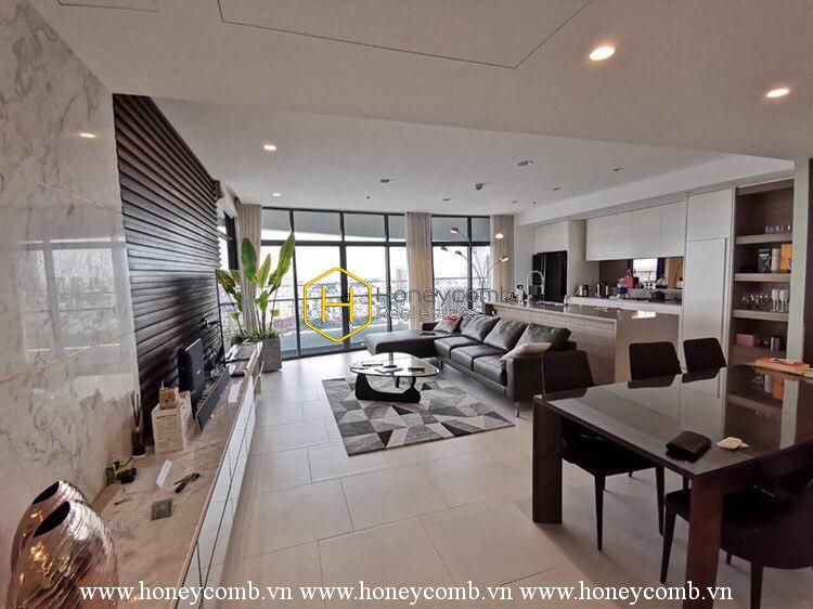 Đây là một căn hộ 3 phòng ngủ đáng mong chờ tại City Garden, hiện cho thuê