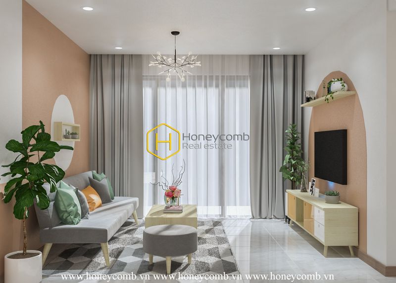 Cảm nhận làn sóng mới với thiết kế Địa Trung Hải nhiệt đới trong căn hộ Sunwah Pearl này