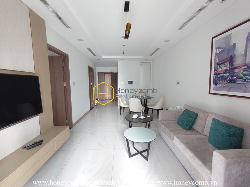 Tận hưởng cuộc sống hiện đại từ tầm nhìn Vinhomes Landmark 81 ấn tượng trong căn hộ sang trọng này