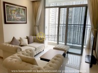 Well lit apartment with full interiors for rent in Vinhomes Central Park