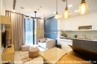 The harmony of architecture and colour created this wonderful 2 bedroom-apartment in Vinhomes Golden River