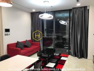 Awesome ! This is a colorful and modern 2 beds apartment in Vinhomes Golden River