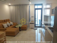 The 1 bedroom apartment is simple but very convenient in Vinhomes Golden River