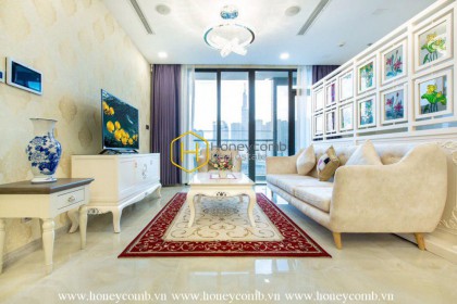 Căn hộ 3 phòng ngủ mang phong cách mộc mạc cho thuê tại Vinhomes Golden River