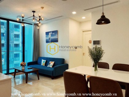 The 1 bedroom-apartment was designed elegantly in Vinhomes Golden River