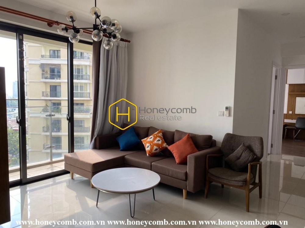 Căn hộ 2 phòng ngủ mới với bếp mở cho thuê tại The Estella Heights