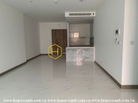 Beautiful light-filled apartment with no furniture is available now in Sunwah Pearl