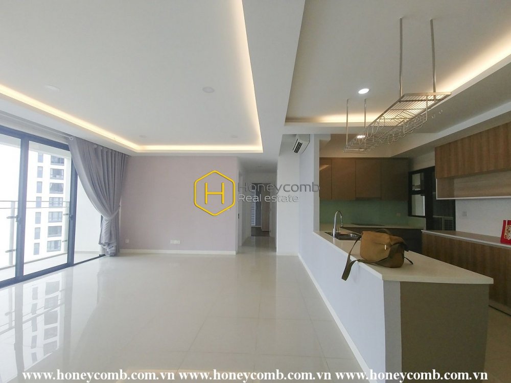 Căn hộ 3 phòng giường ngủ không nội thất cho thuê tại The Estella Heights