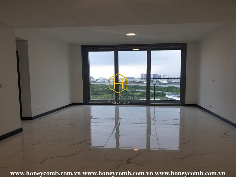 Căn hộ không nội thất với kiến trúc đơn giản ở Empire City