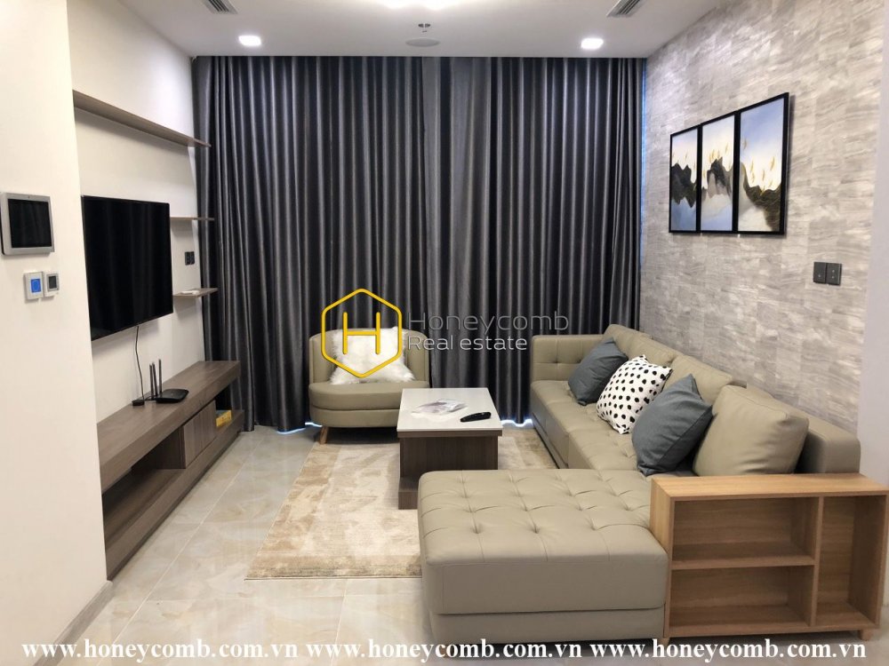 Căn hộ với phong cách đô thị quyến rũ cho thuê tại Vinhomes Golden River