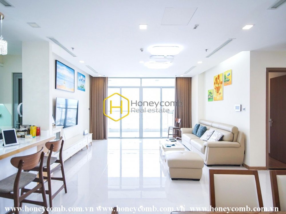 Smart design takes advantage of all spaces in the apartment Vinhomes Central Park
