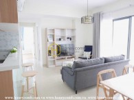 Bright light apartment with cute ornamentations for rent in Masteri Thao Dien