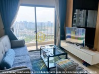 Căn hộ 2 phòng ngủ tầm nhìn hồ bơi và nội thất sang trọng cho thuê tại Masteri Thảo Điền
