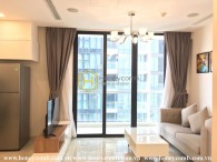 Well lit apartment with delicated wooden interiors and spectacular city view in Vinhomes Golden River