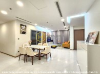 Charming pure-white tone apartment with sophisticated interiors in Vinhomes Central Park