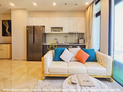 Such a sophisticated apartment with luxurious interiors in Vinhomes Golden River