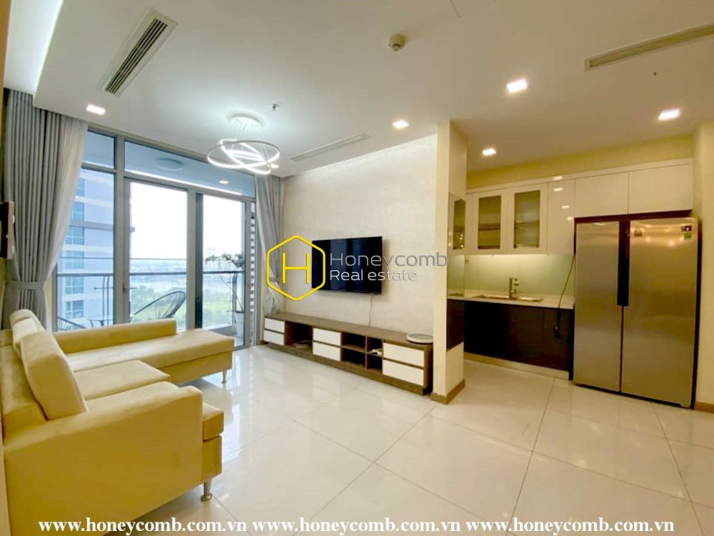 Căn hộ 2 phòng ngủ mang phong cách pop-art trong Vinhomes Central Park cho thuê