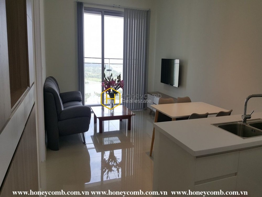 Căn hộ 1 phòng ngủ sáng sủa và rực rỡ cho thuê tại The Estella Heights