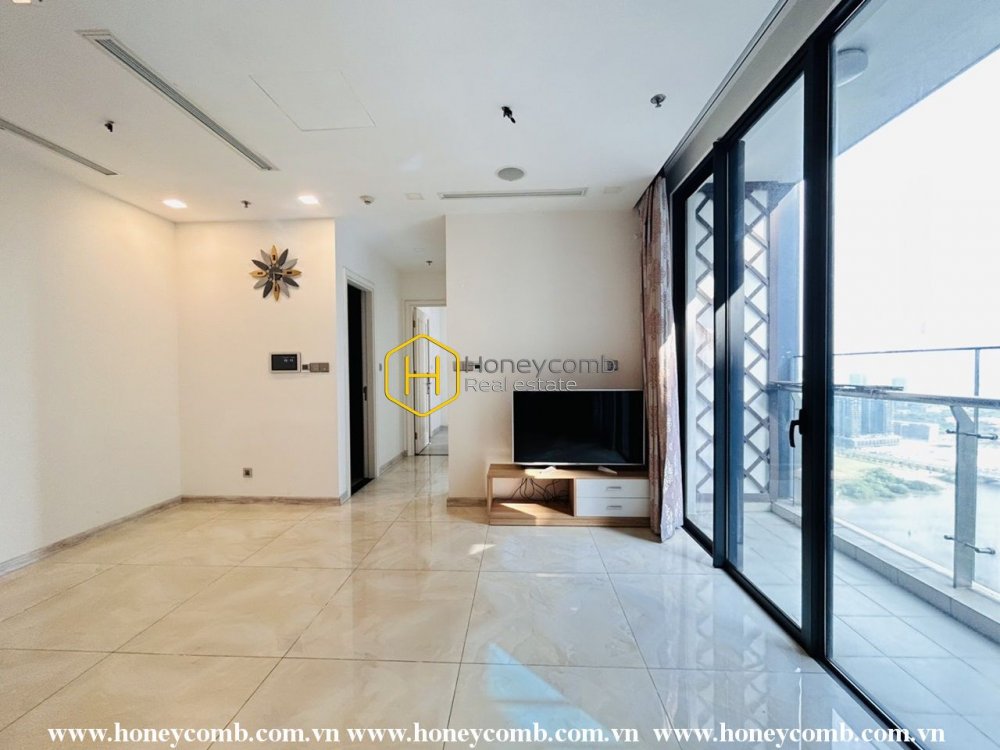 Mộc mạc và ấm áp - Căn hộ 2 phòng ngủ cho thuê ở Vinhomes Golden River