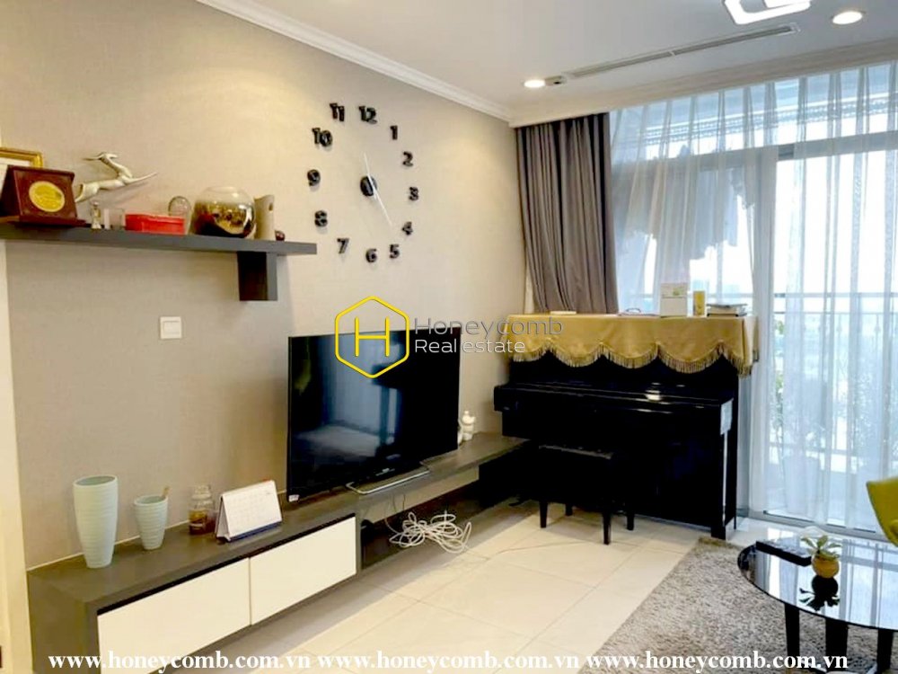 Sự yên tĩnh của căn hộ Vinhomes Central Park này mang đến cảm giác bình yên trong trái tim bạn