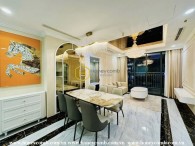 A distinguished apartment for rent with enchanting colors in Vinhomes Central Park